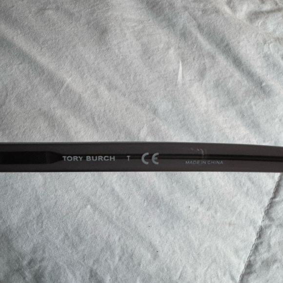 Tory Burch Rectangle Porchini Tortoise Shell/Milky Grey Sunglasses EUC - Picture 5 of 9